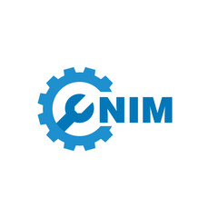 NIM letter logo design on white background. NIM logo. NIM creative initials letter Monogram logo icon concept. NIM letter design