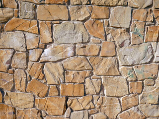 Background of old vintage brick wall. High quality photo for digital use.