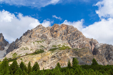View from hiking near Cristallo mountain - Italy
