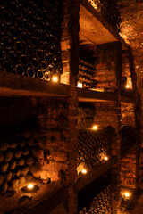 Wine cellars in Ivan, Southern Moravia, Czech Republic