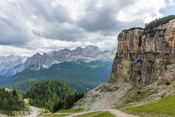 View from hiking near Cristallo mountain - Italy