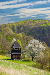 Belfry near Church of St. Martin, Cerin, Polana, Slovakia