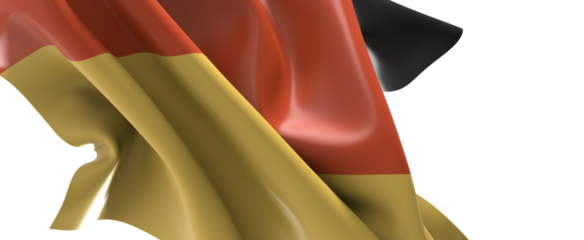 The German flag waving proudly Germany flag proud