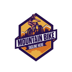 Obraz premium Mountain Bike Logo