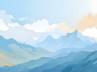 Fototapeta premium mountain landscape