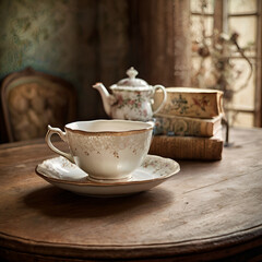 Vintage Teacup and Teapot 2