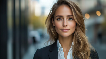 Fototapeta premium woman in suit