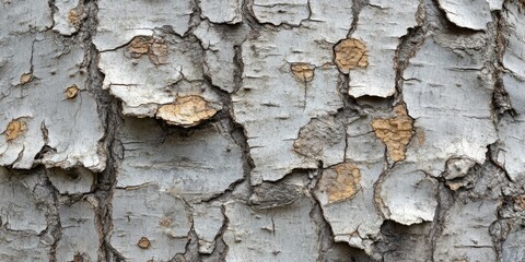 Close-up of textured tree bark showcasing natural patterns and colors.