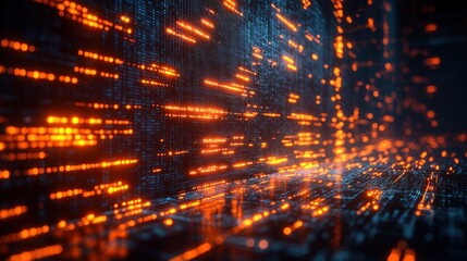 Fototapeta premium business technology internet and network concept virtual screen of the future code of conduct