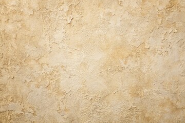 Fototapeta premium Weathered retro cream-colored cement wall showcases a subtle marble texture, evoking a sense of vintage elegance and sophistication in this highly detailed close-up background.