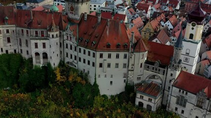 Aerial view of the town centre of Tuttlingen, Black Forest, Baar, Heuberg, Baden-Württemberg, Germany