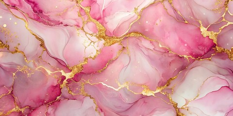 Marble Alcohol Ink. Pink Ink Floor. Floor Marble Watercolor. Gold Water Color Repeat. Gold Abstract Background. Purple Water Color Background. Pink Wall Elegant Pattern. Luxury Seamless Template.