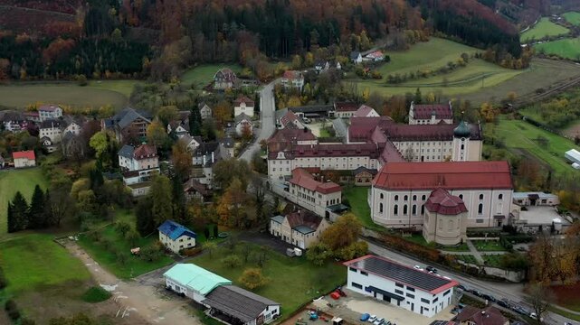 Aerial view of the town centre of Tuttlingen, Black Forest, Baar, Heuberg, Baden-W&uuml;rttemberg, Germany