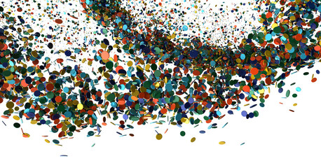 Abstract Confetti Explosion