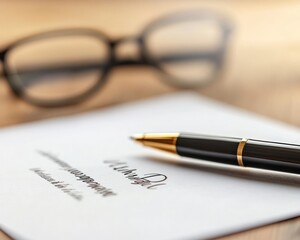 A close-up of a funding approval letter, resting on a desk next to expansion plans