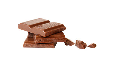 Chocolate On White