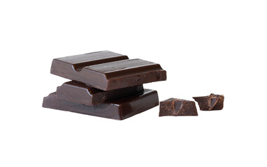 Chocolate On White