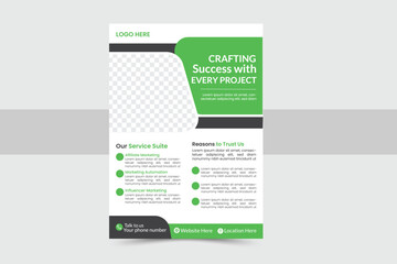 Corporate flyer design template, cover modern layout, colorful business flyer, promotion, publication, business brochure flyer design layout template
