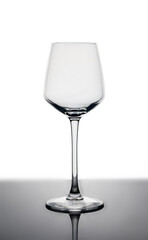 Wine glass isolated on white