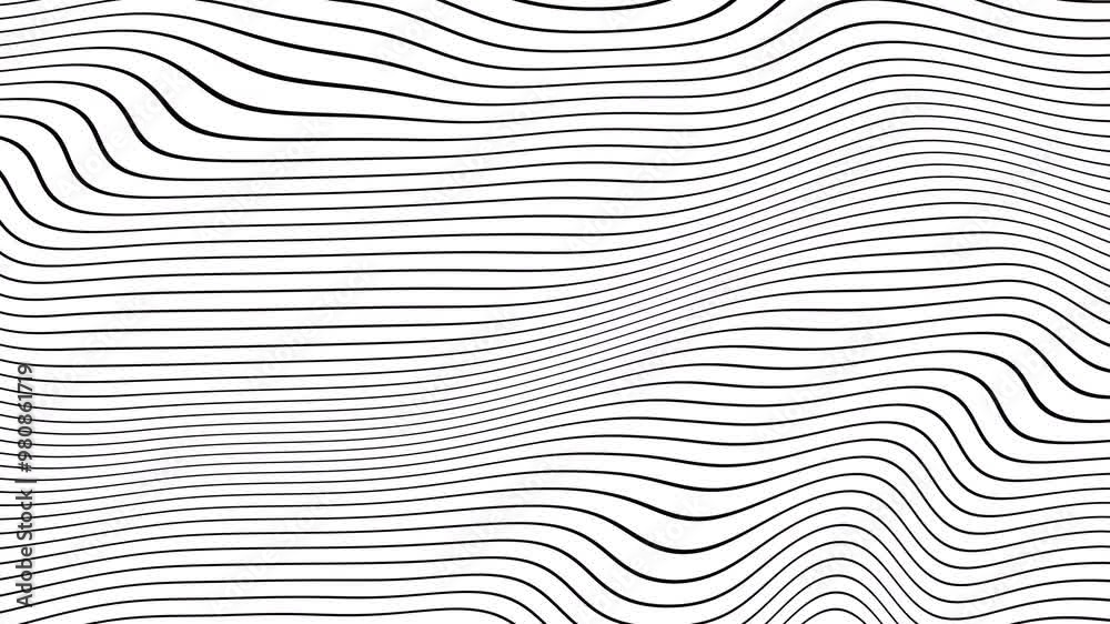 Aufkleber abstract lines stream 4k background. abstract gradient background beauty art. creative digital moder