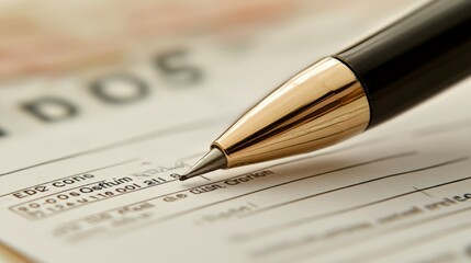 A close-up of a grant application being filled out by a nonprofit, focusing on securing funding