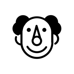 Obraz premium Birthday clown Icon Design