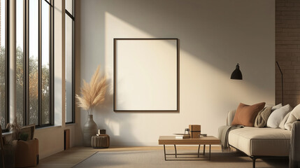 Cozy Modern Living Room with Minimalist Decor