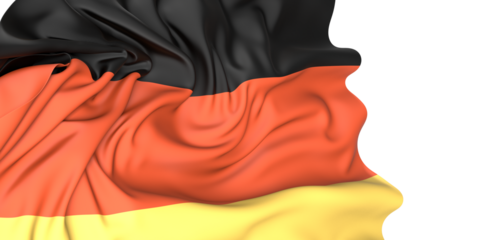 The German flag waving proudly Germany flag proud