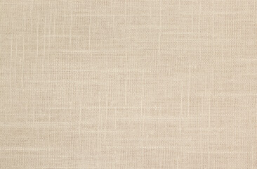 Brown linen fabric texture background, seamless pattern of natural textile.