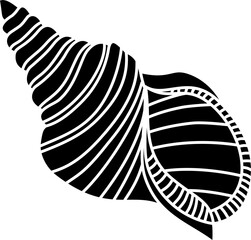 Triton shell illustration vector