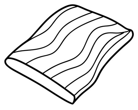 recommend clip art: beach towel outline coloring book page line art drawing