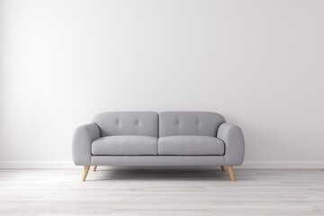 Cozy interior of living minimal style with empty space for products presentation or text for advertising, event or promotion. 3d rendering