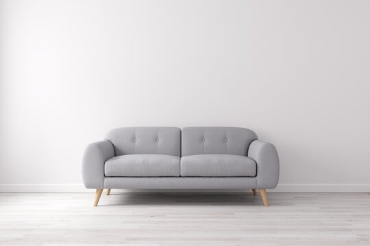 Cozy interior of living minimal style with empty space for products presentation or text for advertising, event or promotion. 3d rendering