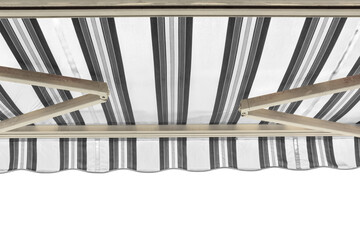 Naklejka premium Store banne sur fond blanc 