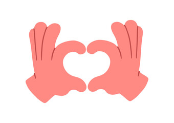 Hand, pointing, leaning, grasping, clenching, holding, different arm action, gesture symbol, different hand gestures, signs shown with palm and fingers isolated on background flat vector illustration.