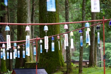 Fototapeta premium Wind bell at Nikko Futarasan Shrine