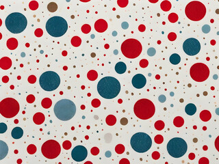 seamless polka pattern,Ai generated 