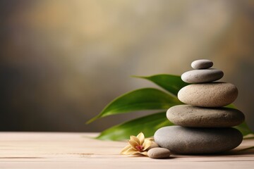 Spa massage stones relaxation medication zen-like.