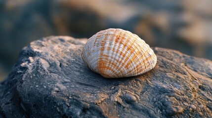 shell on the sand