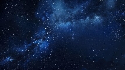 The beauty of a clear, starry night sky