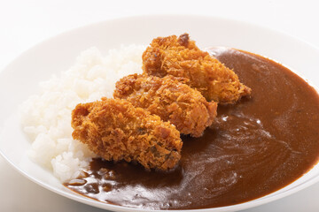 カキフライ　カレー