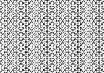 Fototapeta premium Seamless Pattern Background Set Fill Mockup & Overlay Illustrations