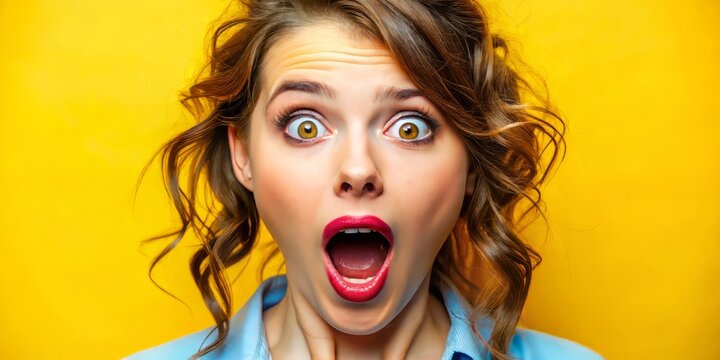 Surprised Expression Captured in a Moment of Shock and Awe Perfect for Memes and Reactions Online