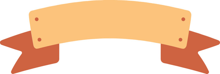 리본 배너 클립아트 일러스트레이션