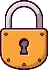 자물쇠 클립아트 일러스트레이션