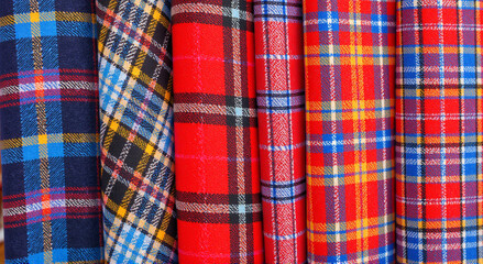 red and yellow plaid