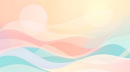 Fototapeta premium Abstract Geometric Pastel Background