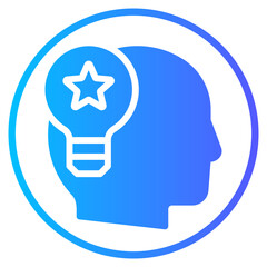 head gradient icon