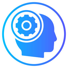 mental gradient icon