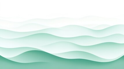 Gentle waves rolling on a serene beach under a clear sky, capturing the tranquility of nature's rhythmic beauty